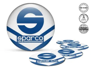 Sparco Emblemas de Rueda Versión Diseño de Etiqueta Premium